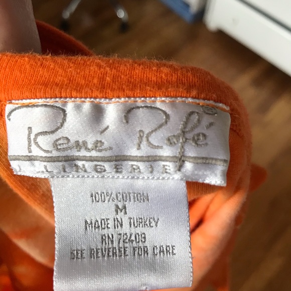 orange tie dye crop top - Picture 3 of 3